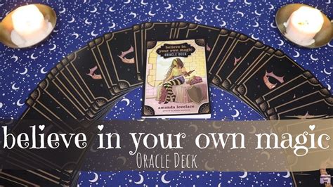 Believe in the enchanting abilities of your magic oracle deck